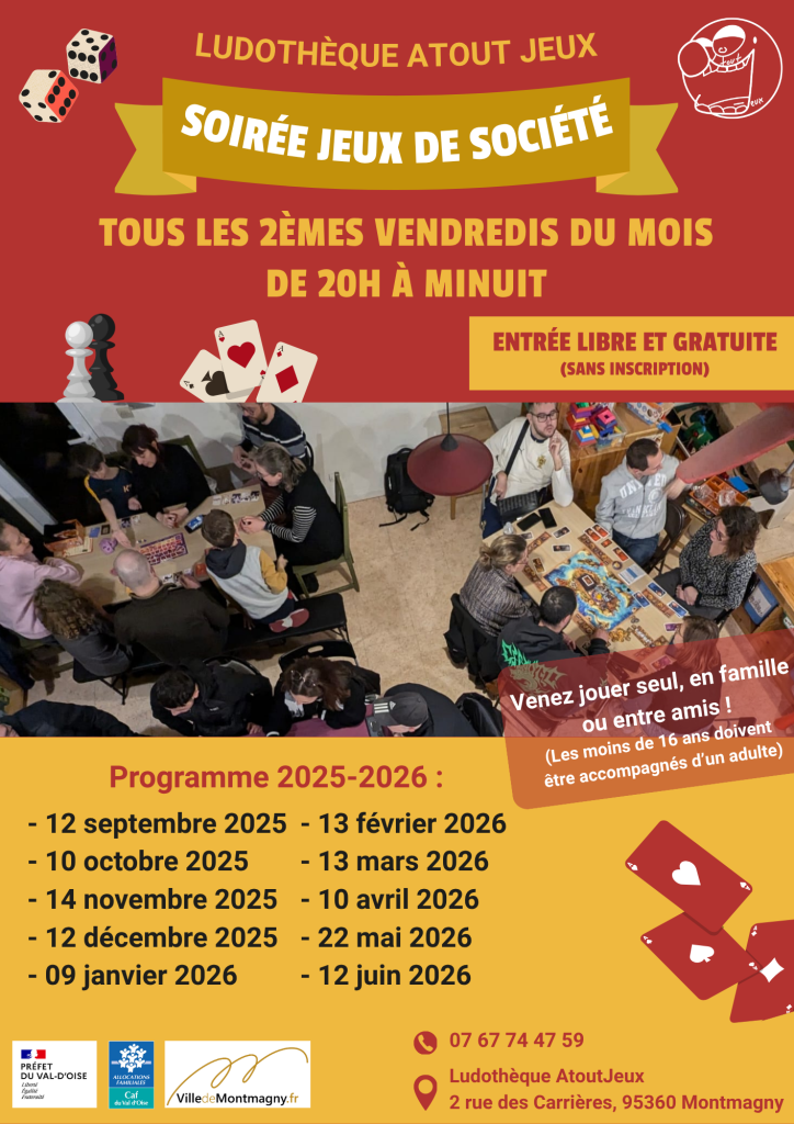 Soirée jeux de société