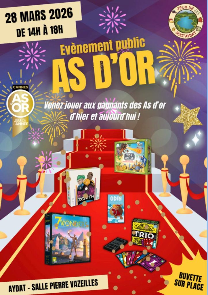 Evènement public de l’association Jeux de Soci’Aydat