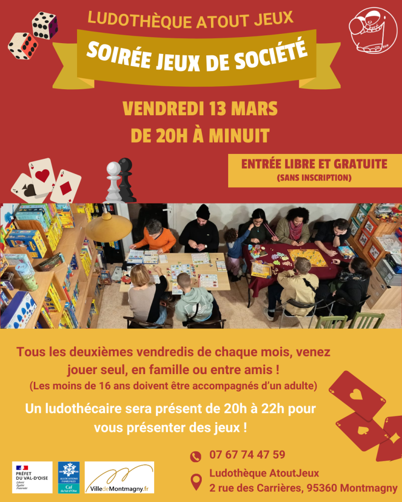 Soirée jeux de société